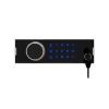 Heavy Duty,Large Size 4-5 Gun,Black Gun Cabinet with Electronic Password Keypad Lock,Unassembled Metal Rifle Gun Security Cabinet Safe Locker