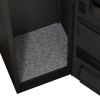 Heavy Duty,Large Size 4-5 Gun,Black Gun Cabinet with Electronic Password Keypad Lock,Unassembled Metal Rifle Gun Security Cabinet Safe Locker