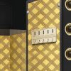 Large Electronic Digital Security Safe with Keypad Lock and Key,2.5 Cubic Feet Safe Box with Private Inner Cabinet for Home,Office and Hotel(Black)