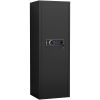 Heavy Duty,Large Size 4-5 Gun,Black Gun Cabinet with Electronic Password Keypad Lock,Unassembled Metal Rifle Gun Security Cabinet Safe Locker