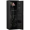 Heavy Duty,Large Size 4-5 Gun,Black Gun Cabinet with Electronic Password Keypad Lock,Unassembled Metal Rifle Gun Security Cabinet Safe Locker
