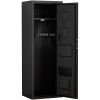 Heavy Duty,Large Size 4-5 Gun,Black Gun Cabinet with Electronic Password Keypad Lock,Unassembled Metal Rifle Gun Security Cabinet Safe Locker